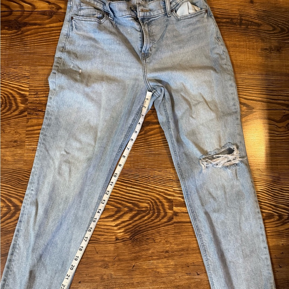 Old Navy Boyfriend Jeans with Distressed Design